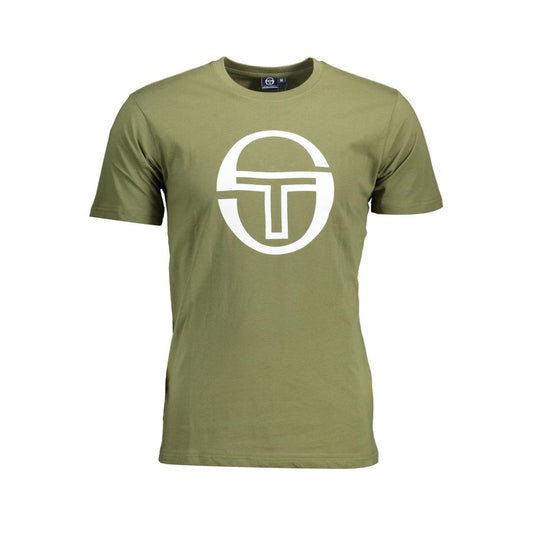 Sergio Tacchini Grøn T-shirt i bomuld