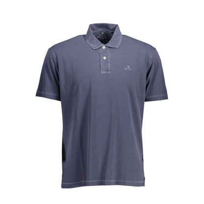 Gant Blå Bomuld Herre Poloshirt