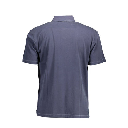 Gant Blå Bomuld Herre Poloshirt