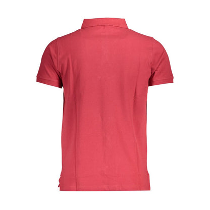 Norge 1963 Rød bomuldspoloshirt