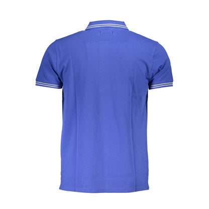 Cavalli Class Blå Bomuldspoloshirt