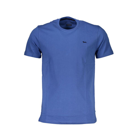 Harmont &amp; Blaine Blå Bomulds T-shirt