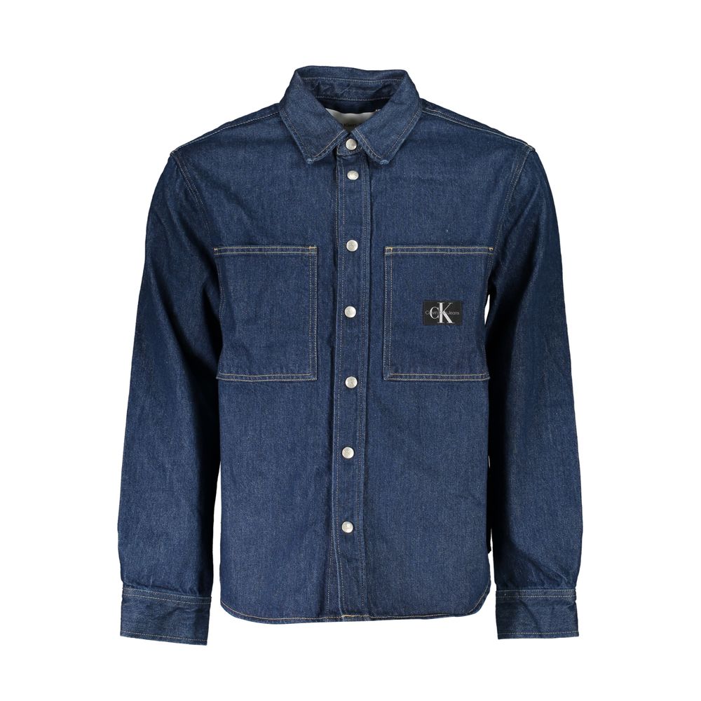 Calvin Klein klassisk blå bomuldsdenimjakke