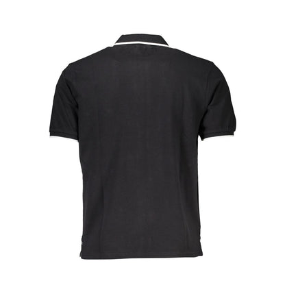 North Sails sort bomuldspoloshirt