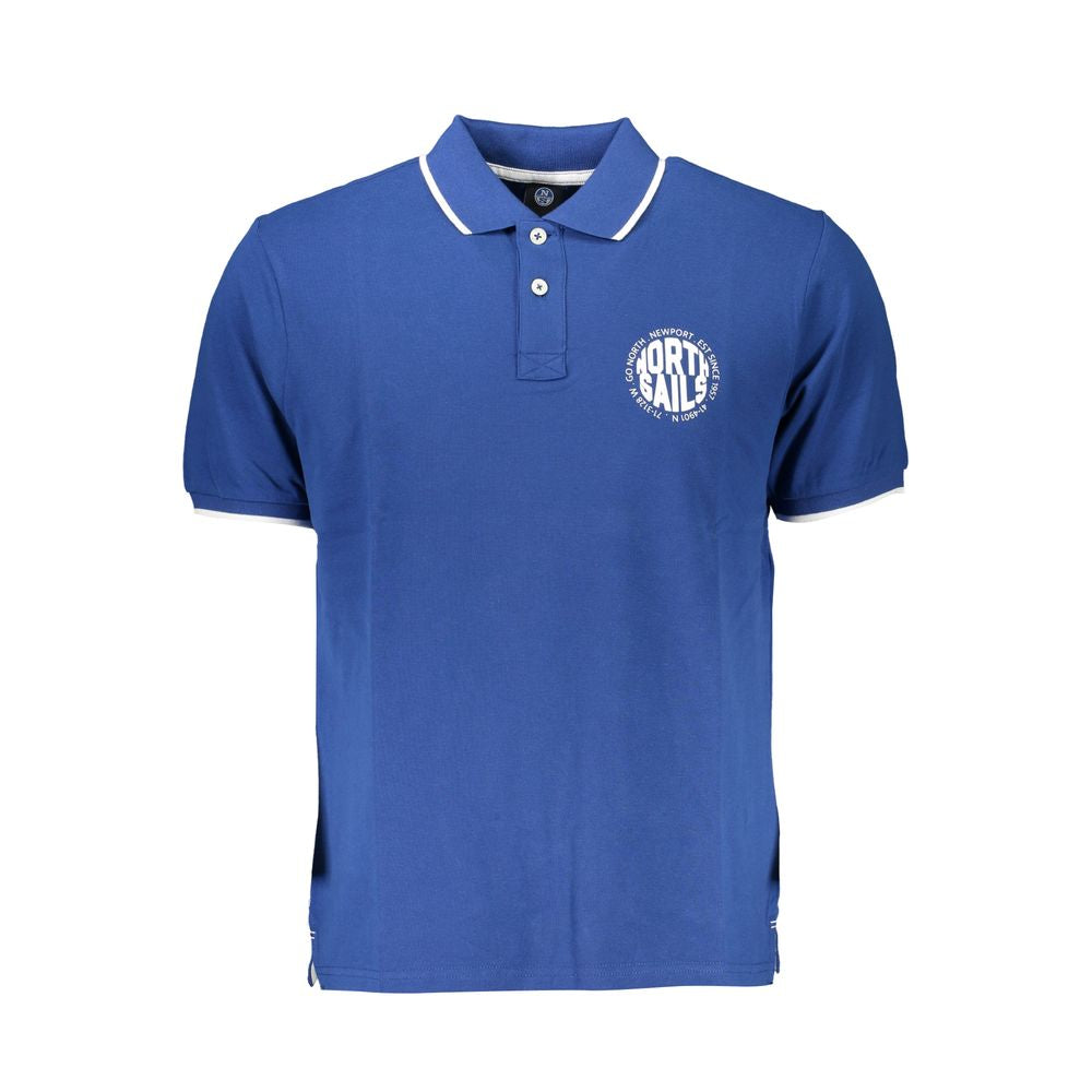 North Sails Blå Bomuldspoloshirt