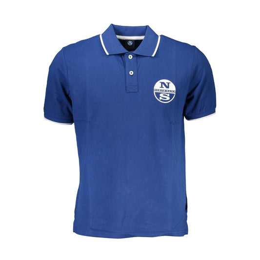 North Sails Blå Bomuldspoloshirt