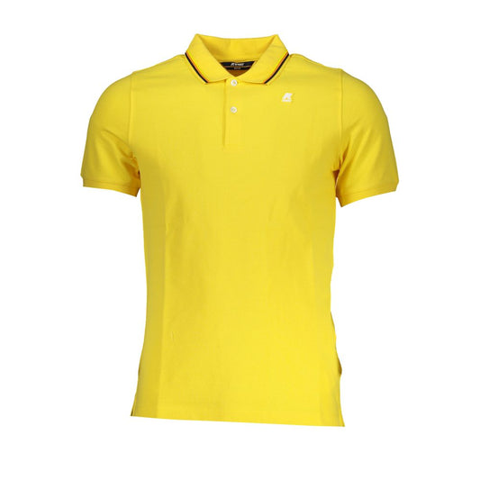 KWAY Solgul Polo med Kontrastdetaljer