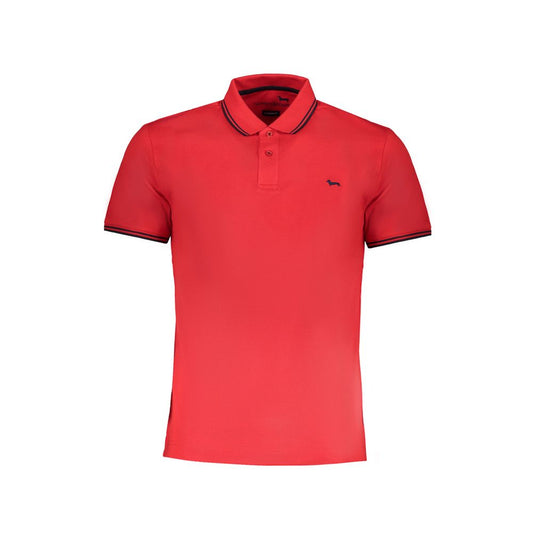 Harmont &amp; Blaine rød bomuldspoloshirt