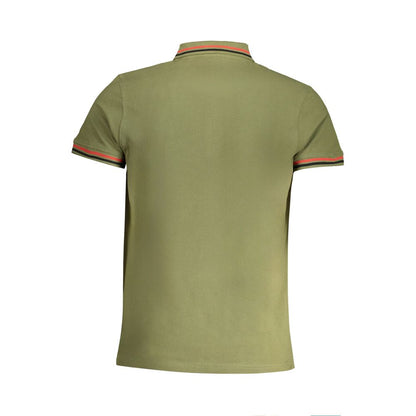 Cavalli Class Grøn Bomuldspoloshirt