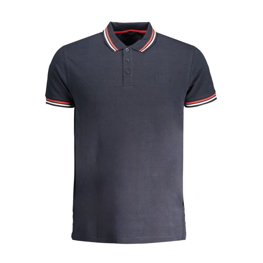 Cavalli Class Blå Bomuldspoloshirt