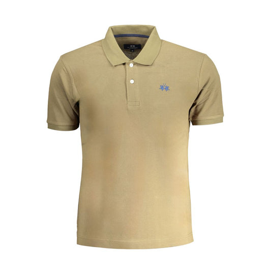 La Martina Grøn bomulds poloshirt