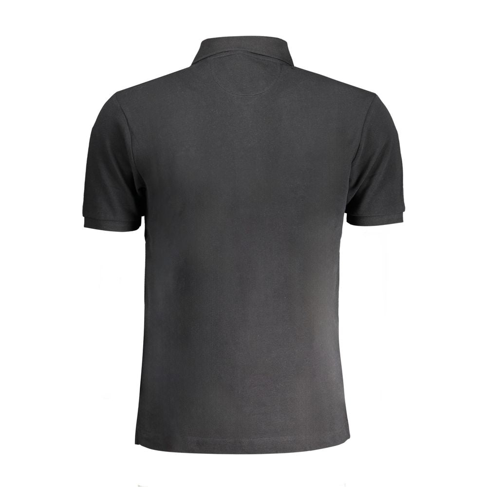 La Martina sort bomuldspoloshirt