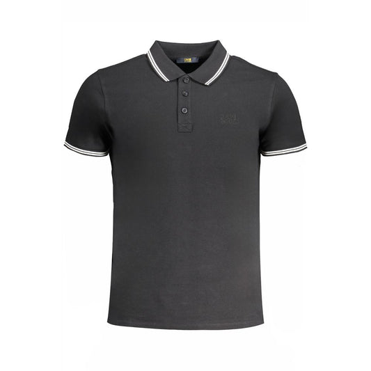 Cavalli Class sort bomuldspoloshirt