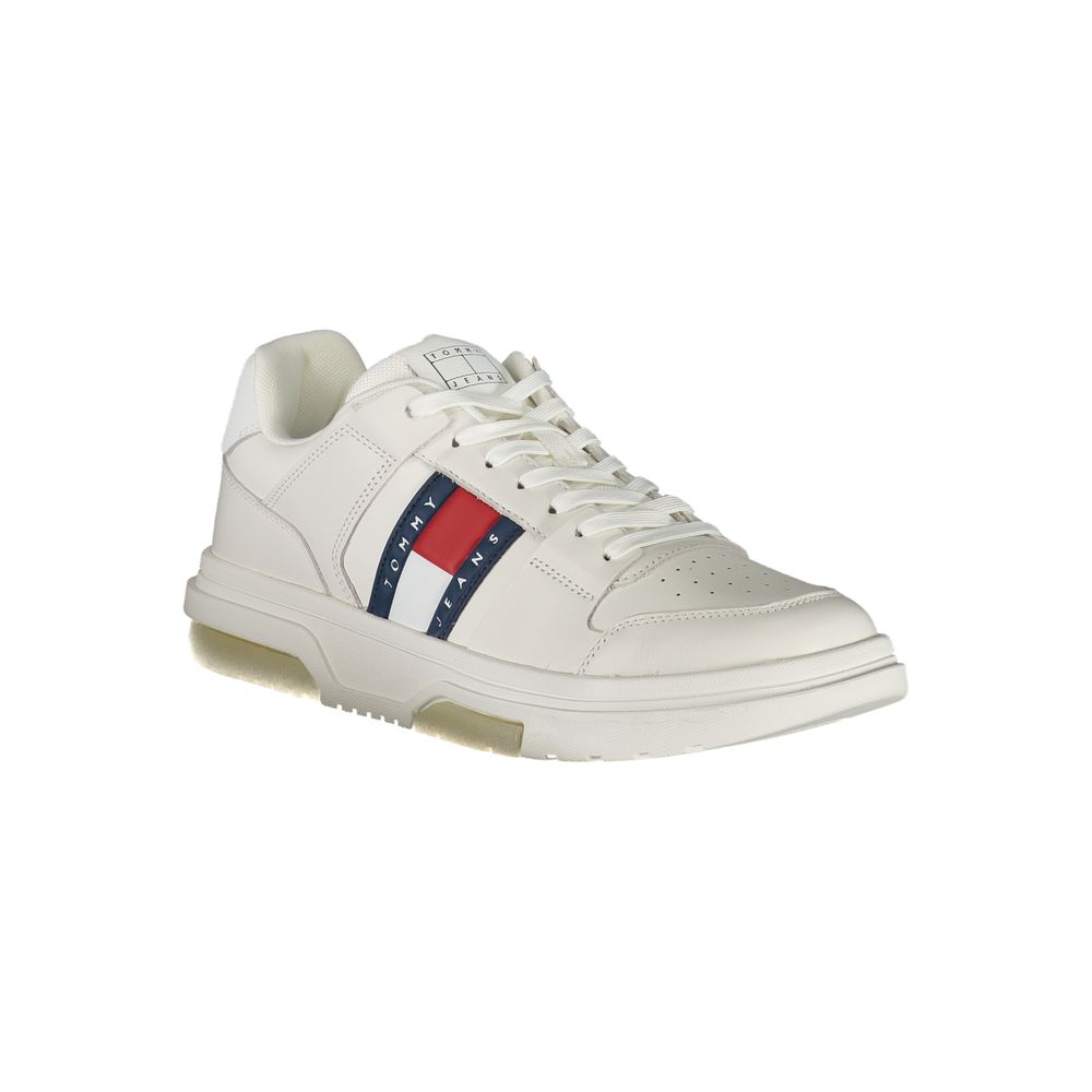 Tommy Hilfiger Hvid Polyethylen Herre Sneaker