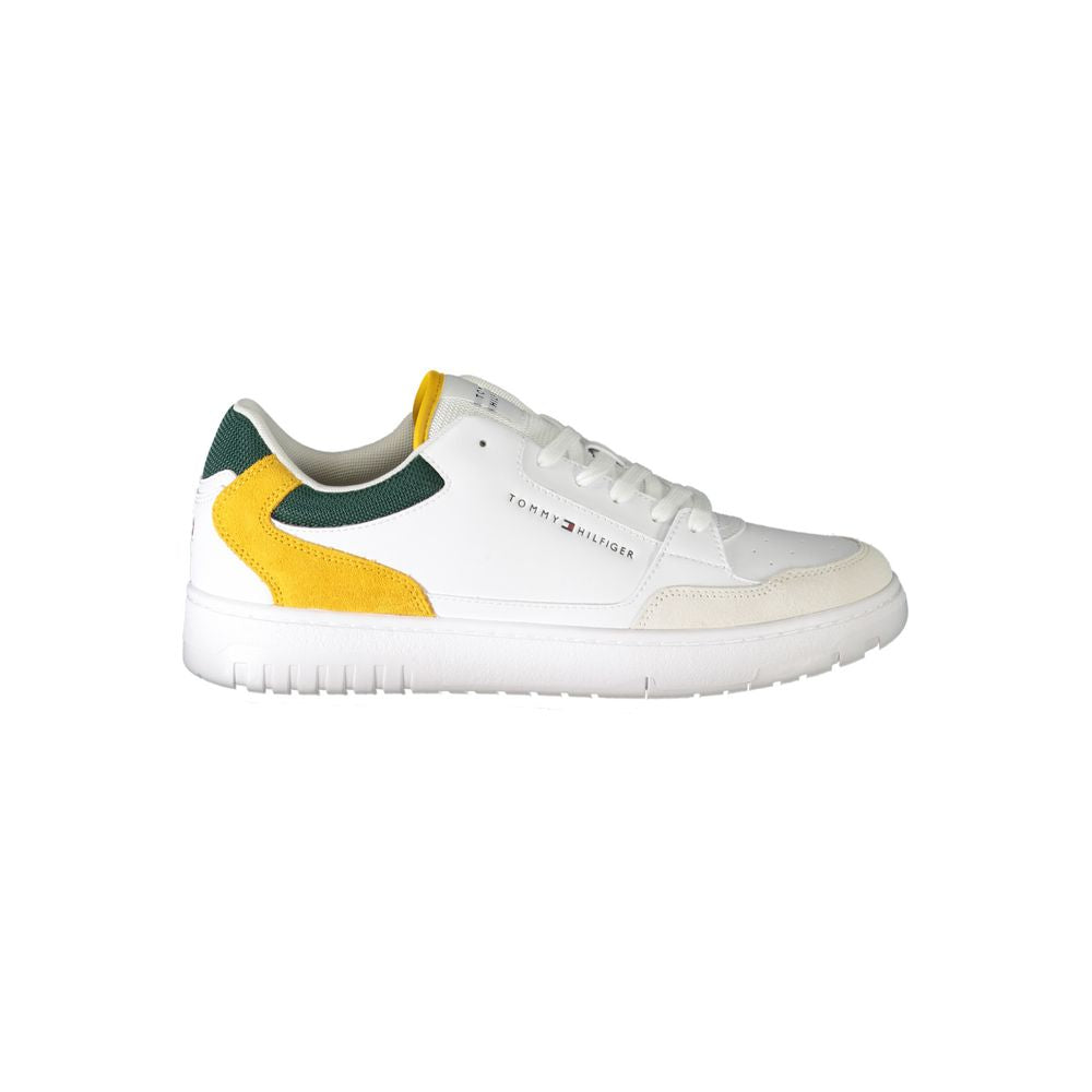 Tommy Hilfiger Hvid Polyethylen Herre Sneaker