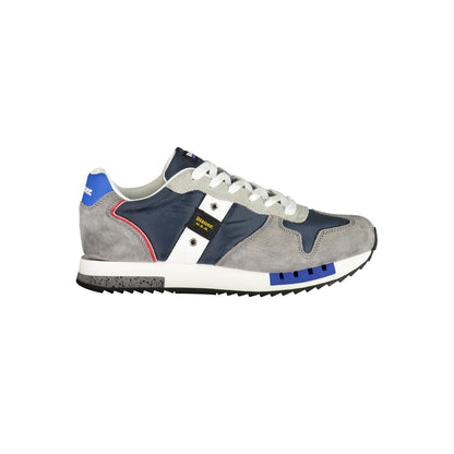 Blauer Gray Leather Men Sneaker