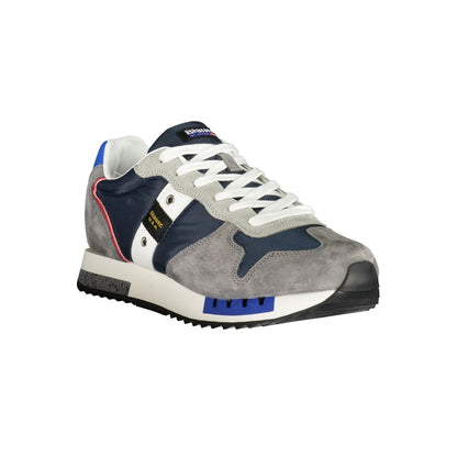 Blauer Gray Leather Men Sneaker