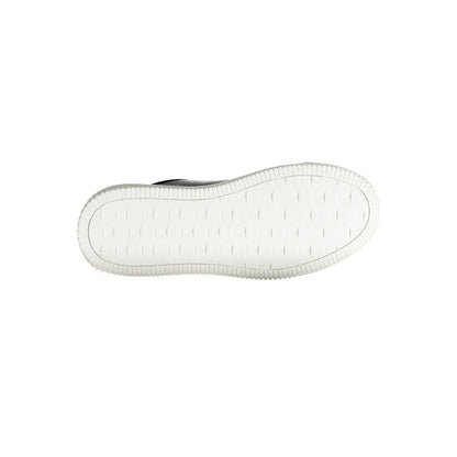 Calvin Klein Sleek Sorte Sneakers Med Snøre