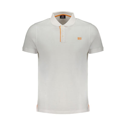 Norge 1963 Hvid bomuldspoloshirt