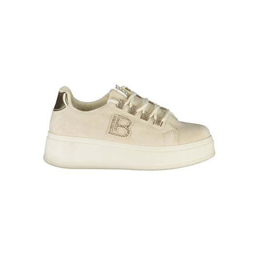 Laura Biagiotti Beige Polyester Dame Sneaker