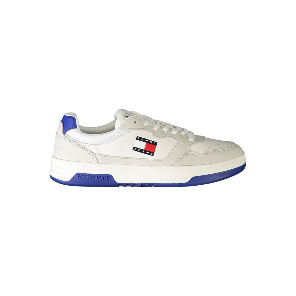 Tommy Hilfiger Hvide Læder Herre Sneaker