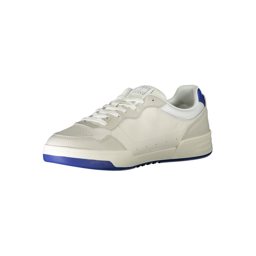 Tommy Hilfiger Hvide Læder Herre Sneaker