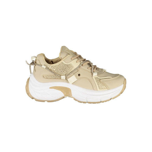 Laura Biagiotti Beige Polyester Dame Sneaker