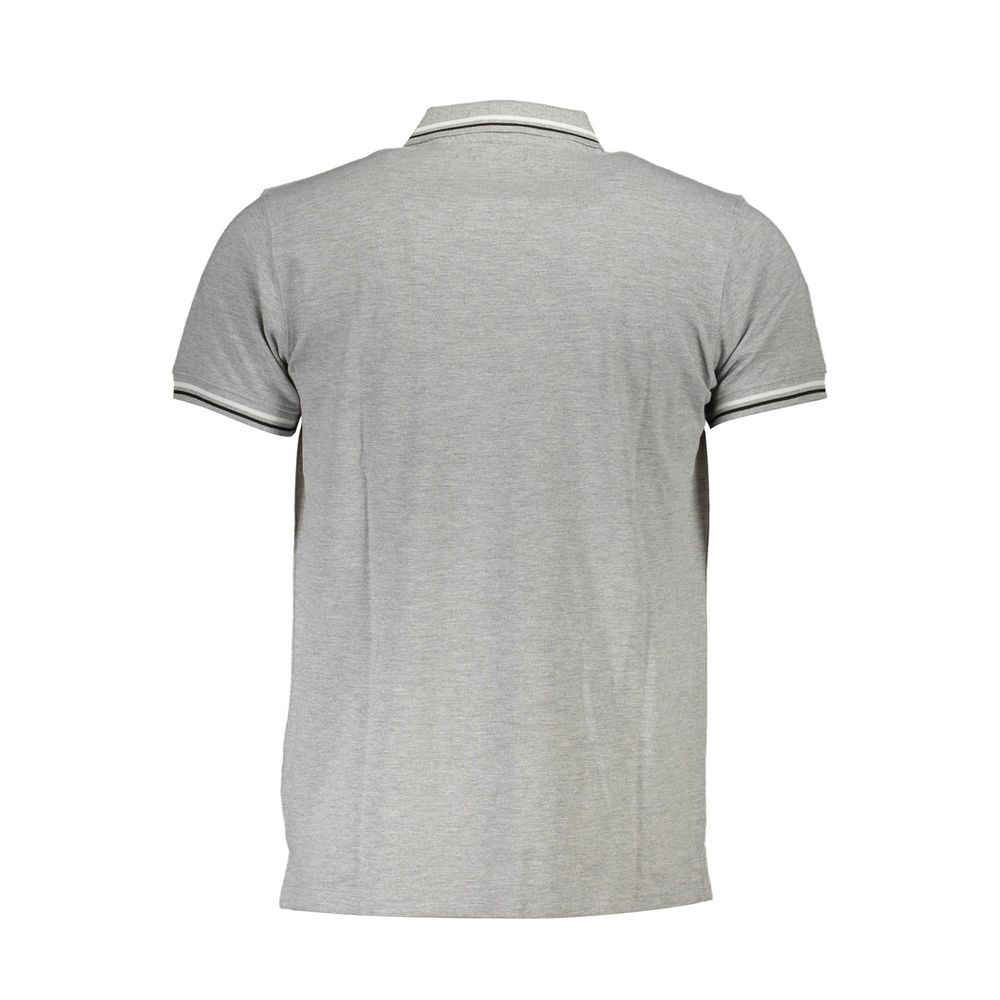 Cavalli Class Grå Bomuld Herre Poloshirt