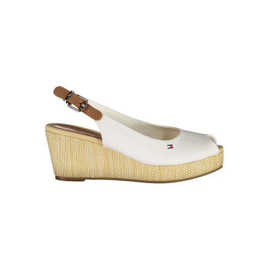 Tommy Hilfiger Hvide Bomulds Sandaler