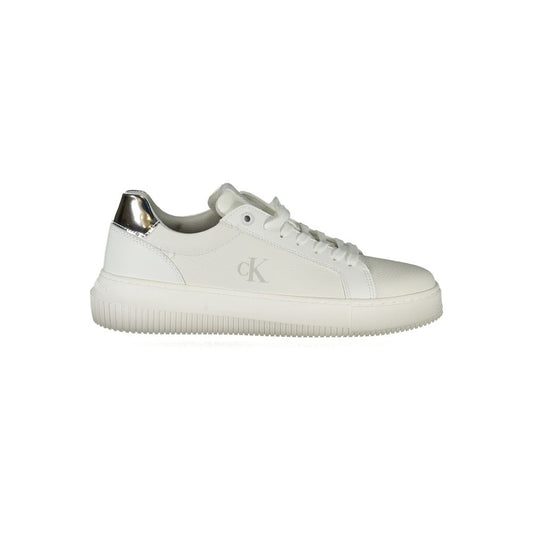 Calvin Klein Hvid Polyethylen Dame Sneaker