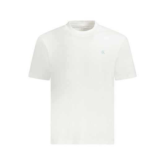 Calvin Klein Hvid Bomulds T-shirt