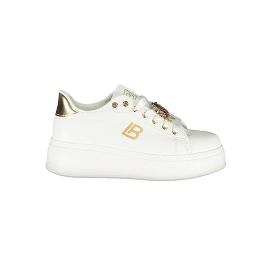 Laura Biagiotti Hvid Syntetisk Dame Sneaker
