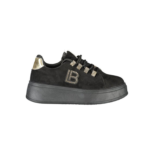 Laura Biagiotti Sort Polyester Dame Sneaker