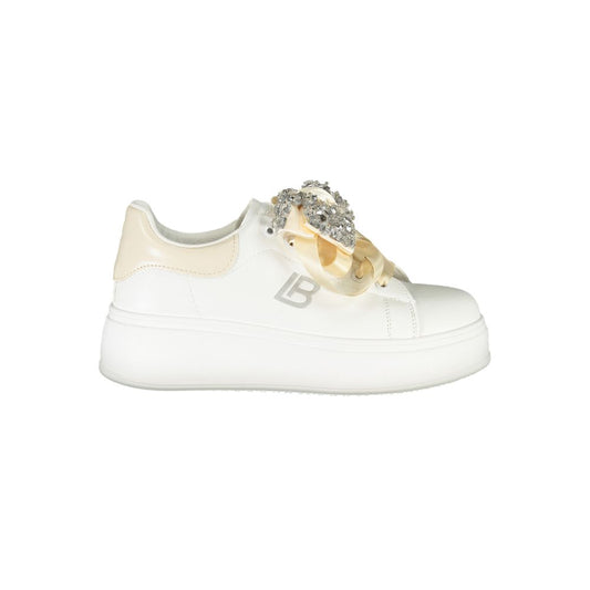 Laura Biagiotti Hvid Polyester Dame Sneaker
