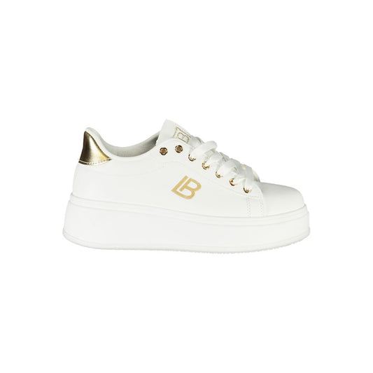Laura Biagiotti Hvid Syntetisk Dame Sneaker