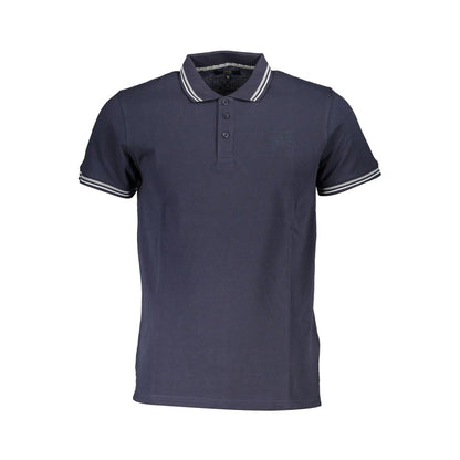 Cavalli Class Blå Bomuldspoloshirt