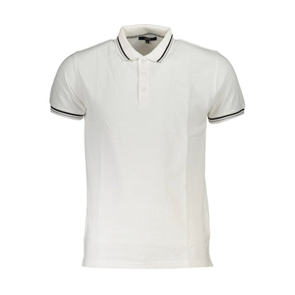 Cavalli Class hvid bomuldspoloshirt