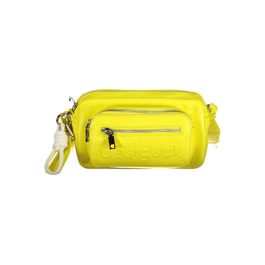 Desigual Gul Polyethylen Håndtaske