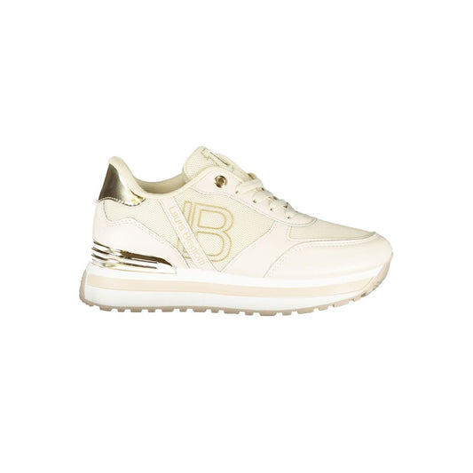 Laura Biagiotti Beige Polyester Dame Sneaker
