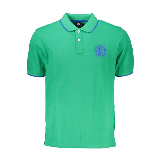 North Sails Grøn Bomuldspoloshirt