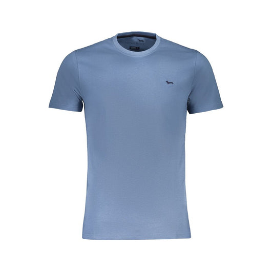 Harmont &amp; Blaine Blå Bomulds T-shirt