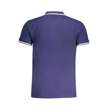 Cavalli Class Blå Bomuldspoloshirt