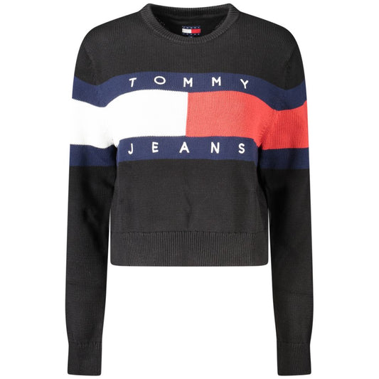Tommy Hilfiger sort bomuldssweater til kvinder