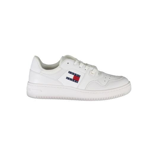 Tommy Hilfiger Hvid Læder Dame Sneaker