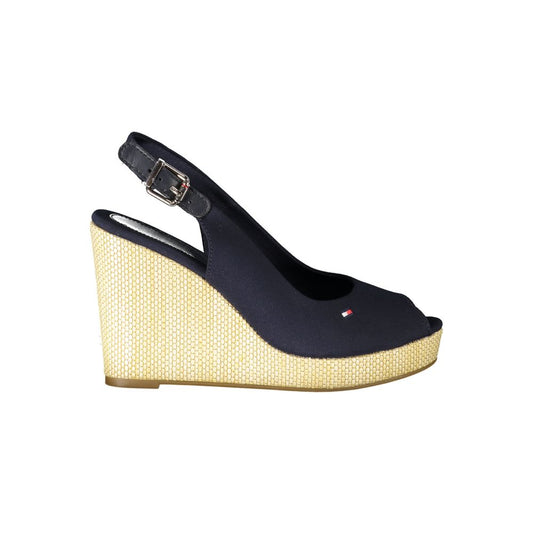 Tommy Hilfiger Blå Bomulds Sandal