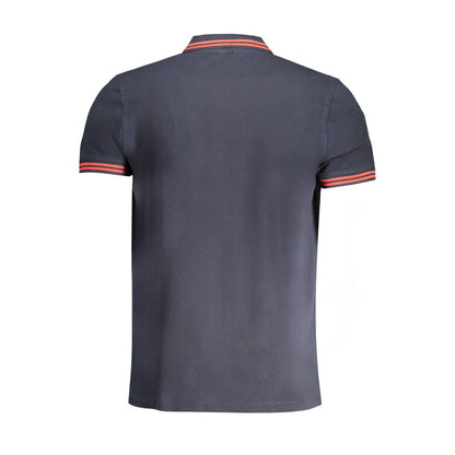 Cavalli Class Blå Bomuldspoloshirt