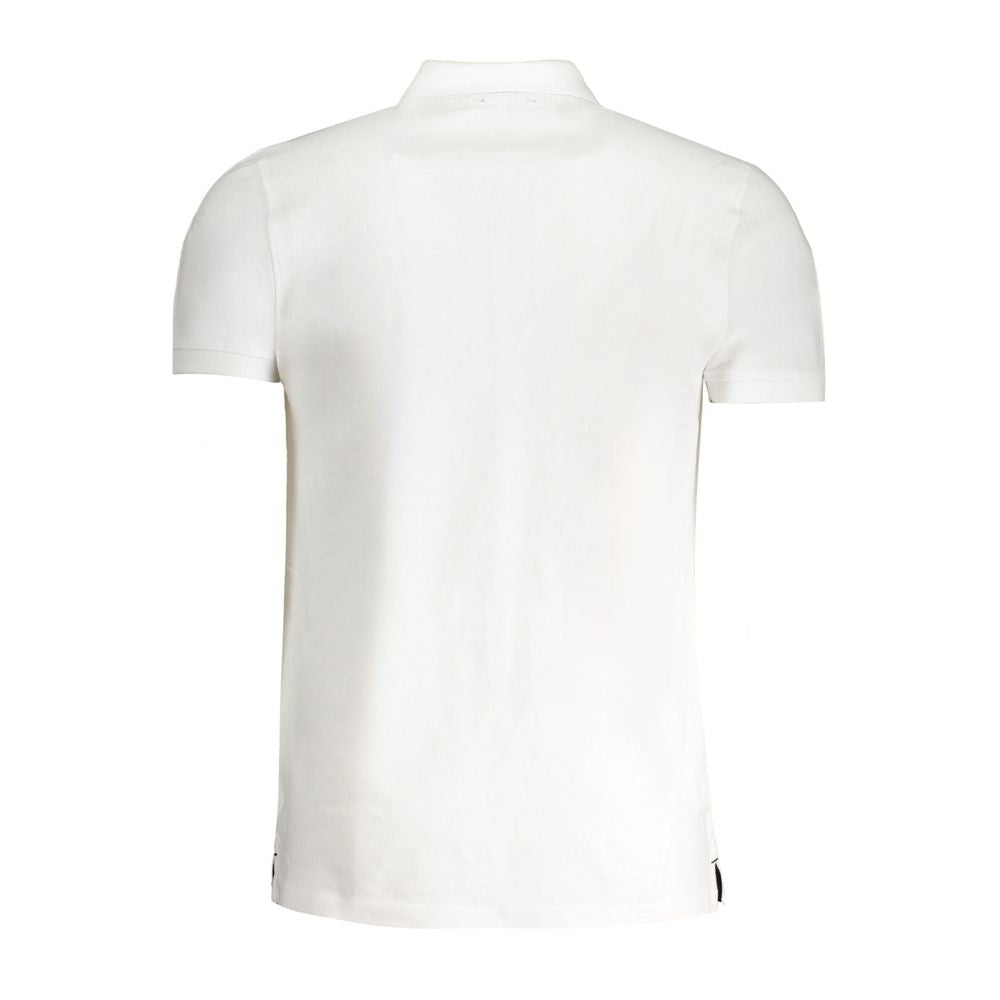 Cavalli Class hvid bomuldspoloshirt