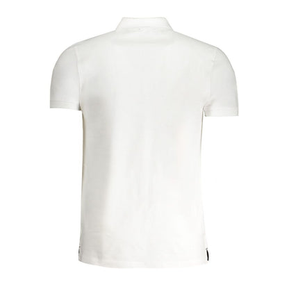 Cavalli Class hvid bomuldspoloshirt