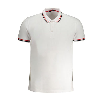 Cavalli Class hvid bomuldspoloshirt