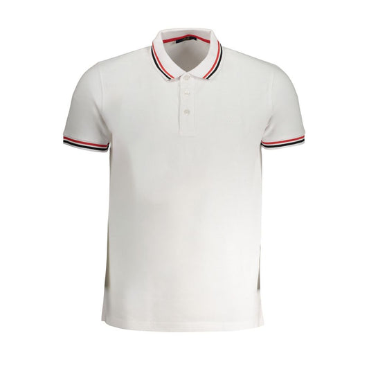 Cavalli Class hvid bomuldspoloshirt